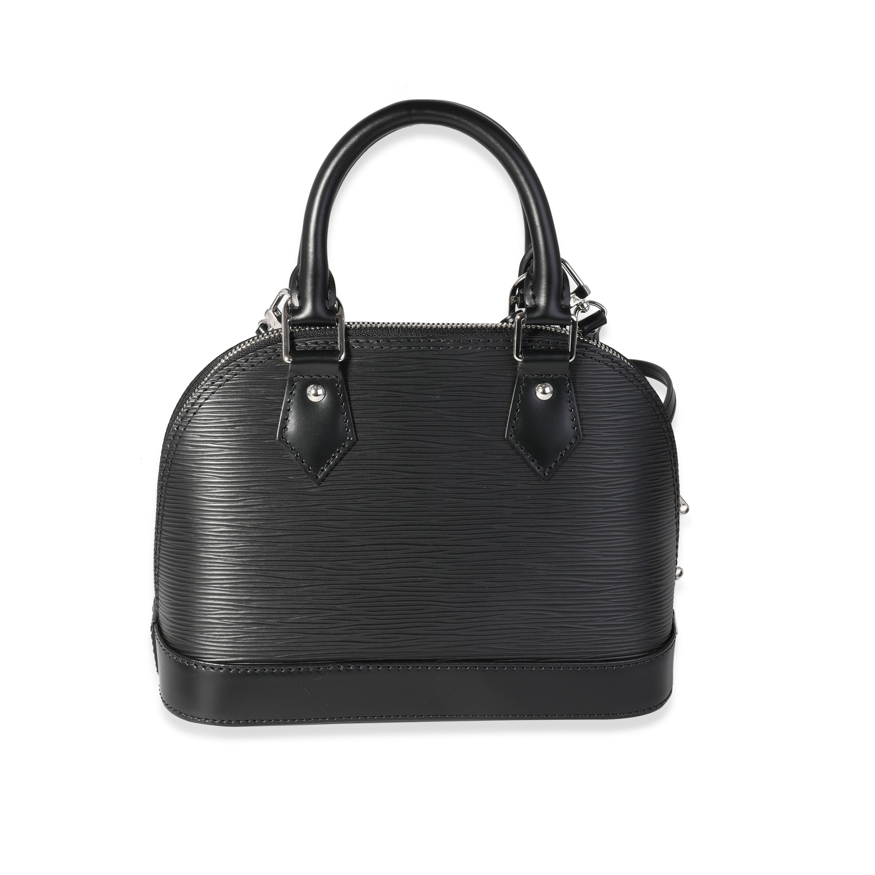 Louis Vuitton Louis Vuitton Black Epi Leather Alma BB