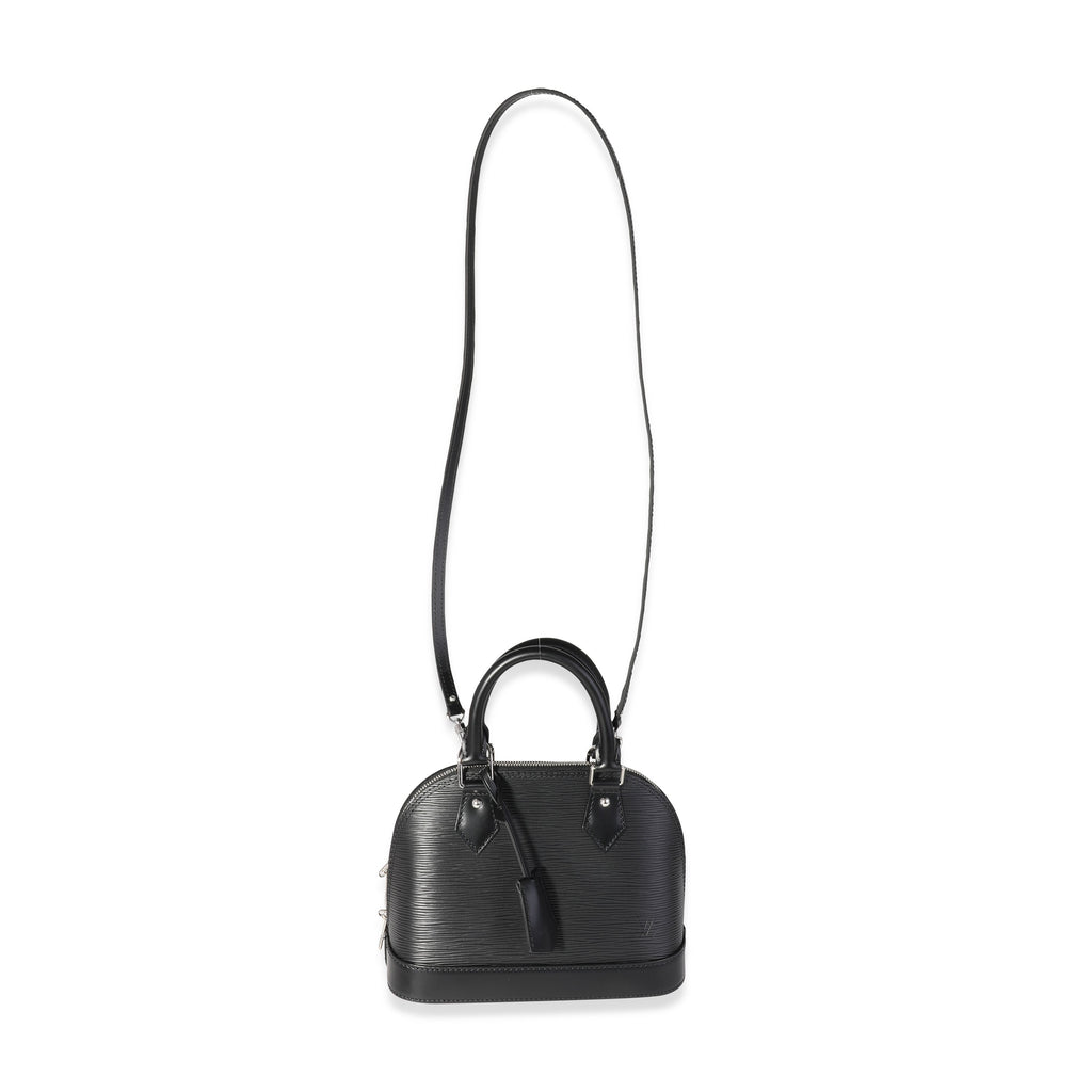 Louis Vuitton Louis Vuitton Black Epi Leather Alma BB