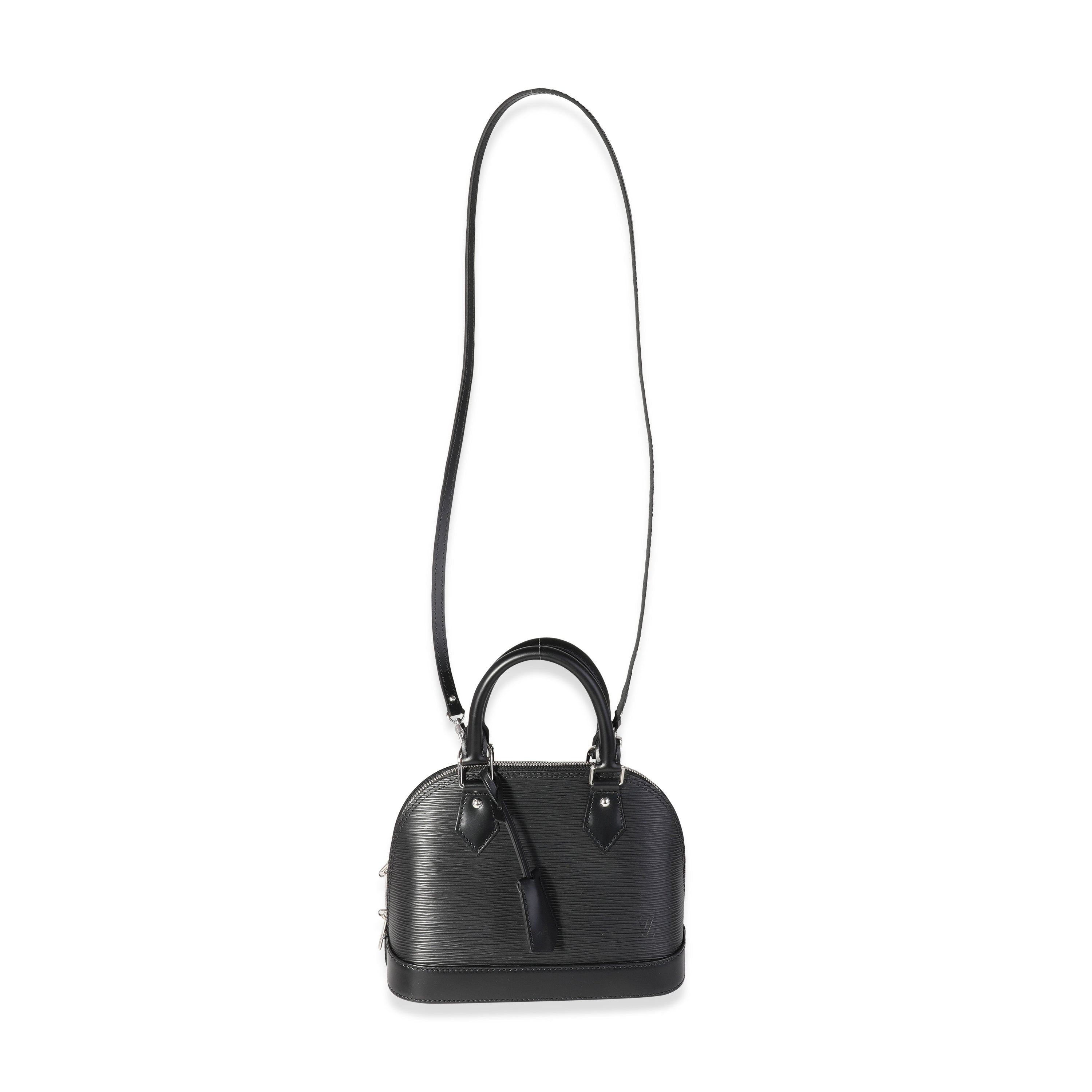 Louis Vuitton Louis Vuitton Black Epi Leather Alma BB
