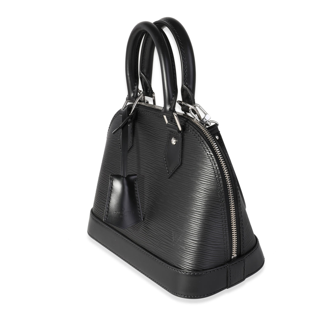 Louis Vuitton Louis Vuitton Black Epi Leather Alma BB