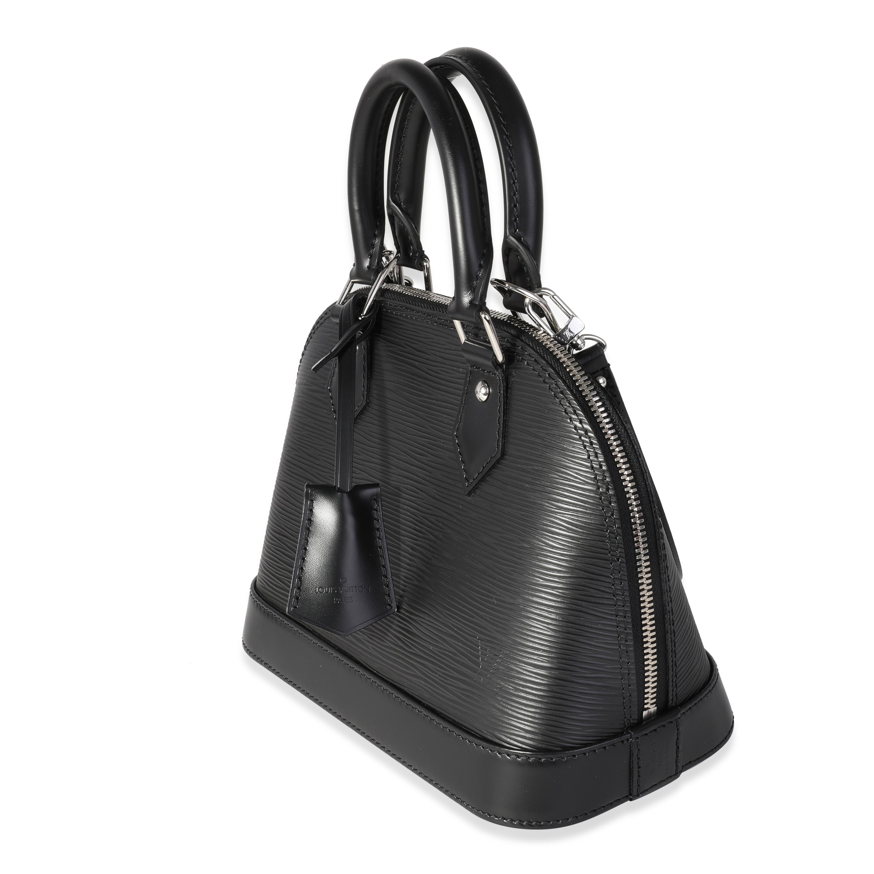 Louis Vuitton Louis Vuitton Black Epi Leather Alma BB