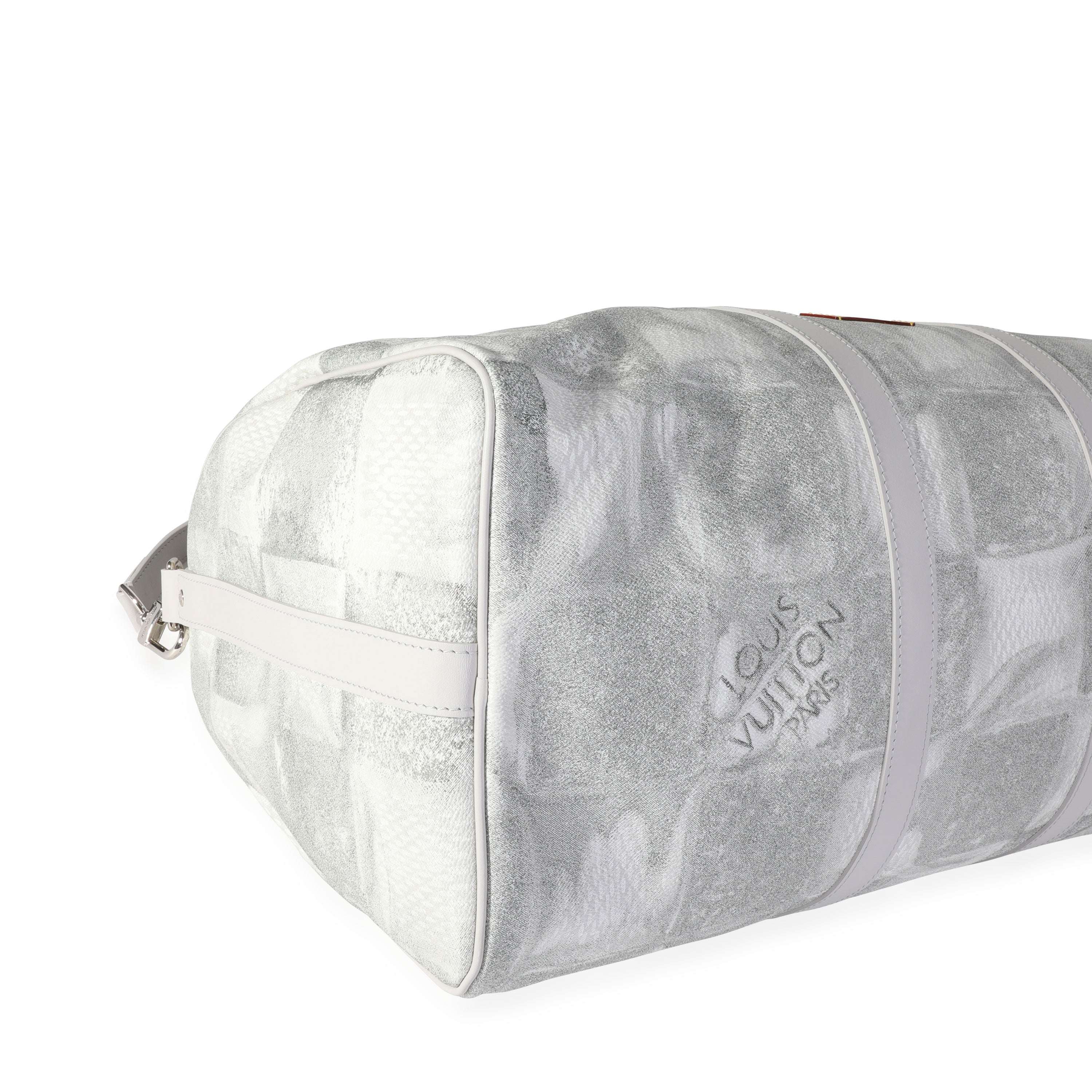 Louis Vuitton Louis Vuitton Damier Salt Canvas Keepall Bandoulière 50