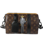 Louis Vuitton Louis Vuitton Monogram Canvas & Cowhide Leather Zoom With Friends  City Keepall