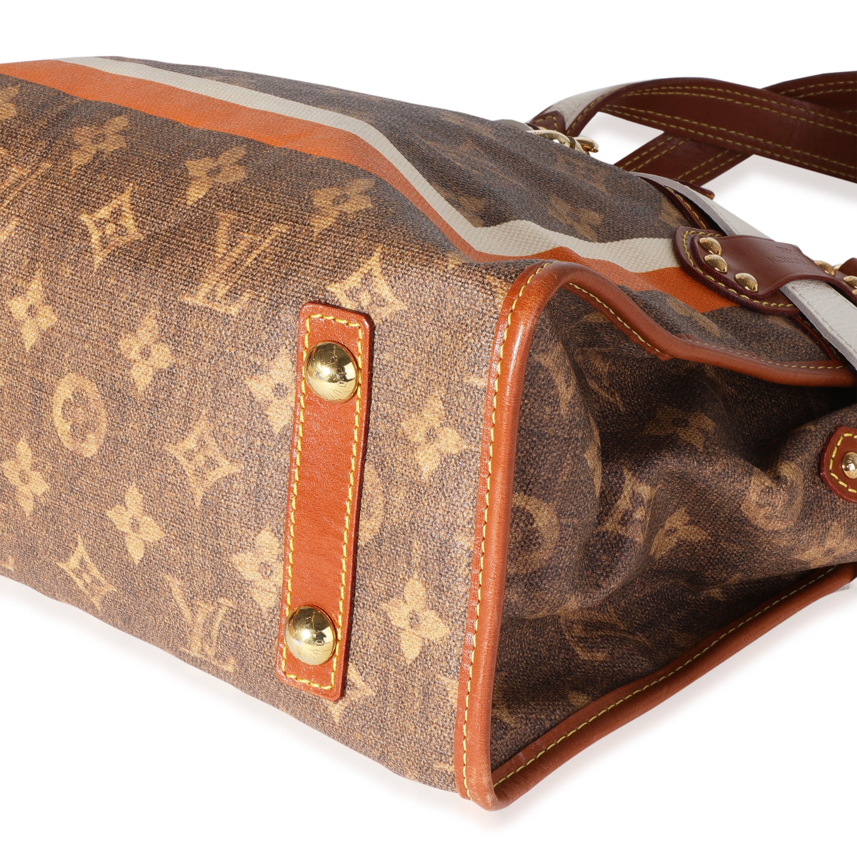 Louis Vuitton Louis Vuitton Limited Edition Monogram Tisse Rayures PM Tote Bag