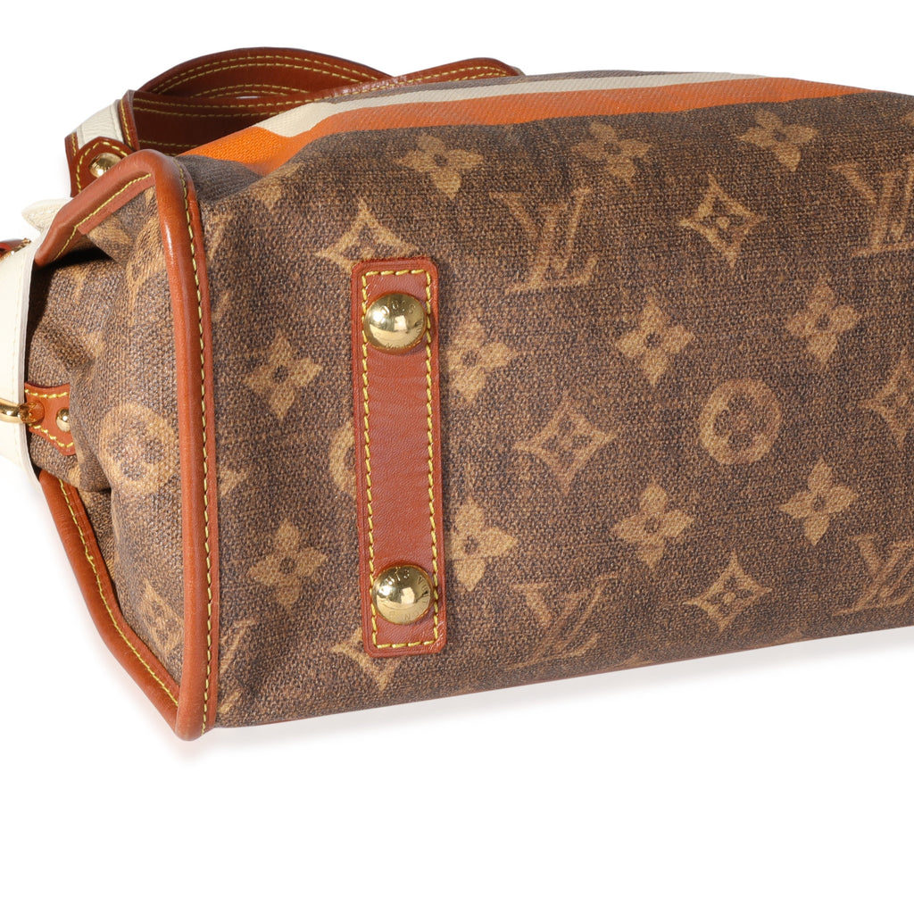 Louis Vuitton Louis Vuitton Limited Edition Monogram Tisse Rayures PM Tote Bag