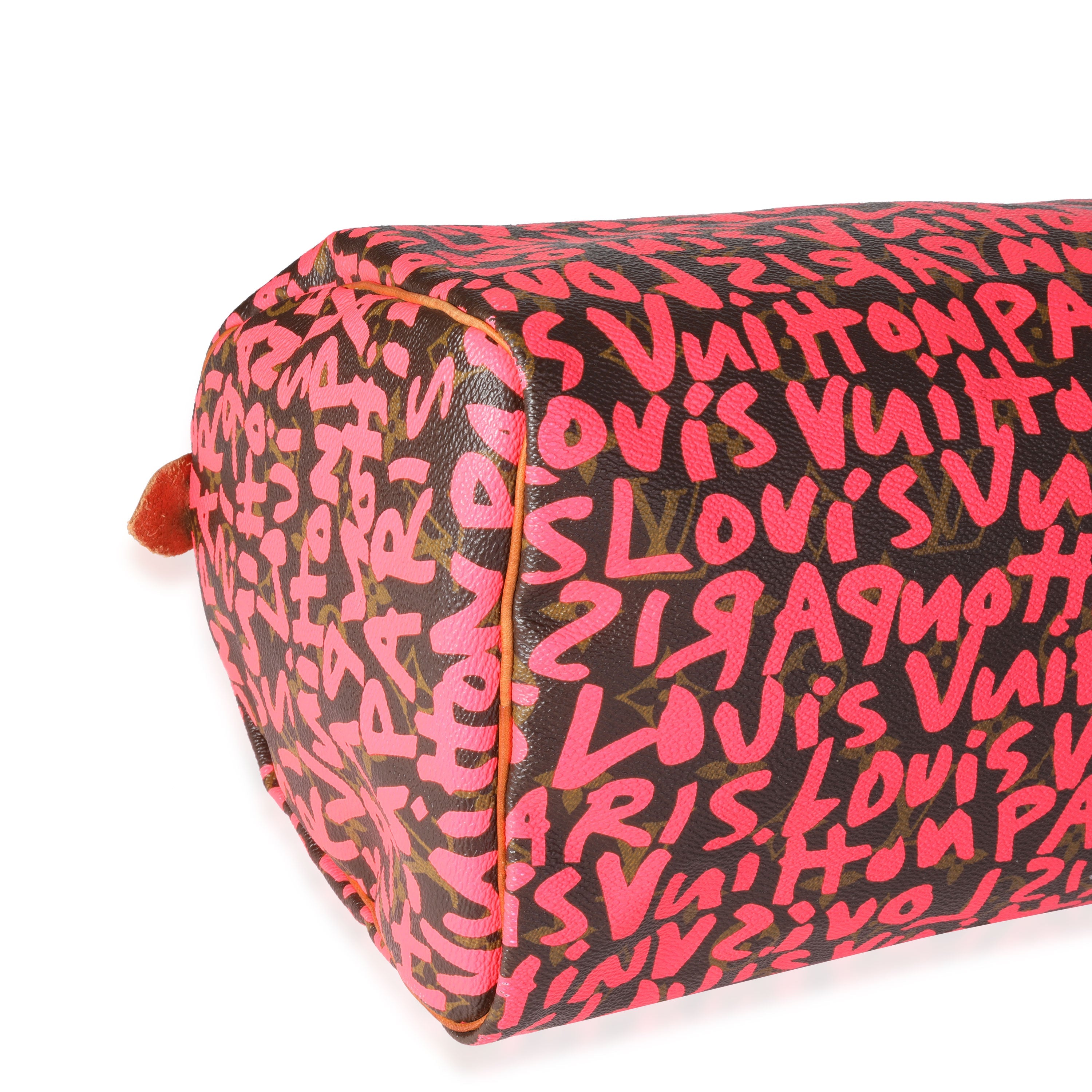 Louis Vuitton Louis Vuitton x Stephen Sprouse Pink Graffiti Monogram Canvas Speedy 30
