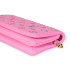 Louis Vuitton Louis Vuitton Pink Puffy Lambskin Pochette Coussin