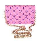 Louis Vuitton Louis Vuitton Pink Puffy Lambskin Pochette Coussin