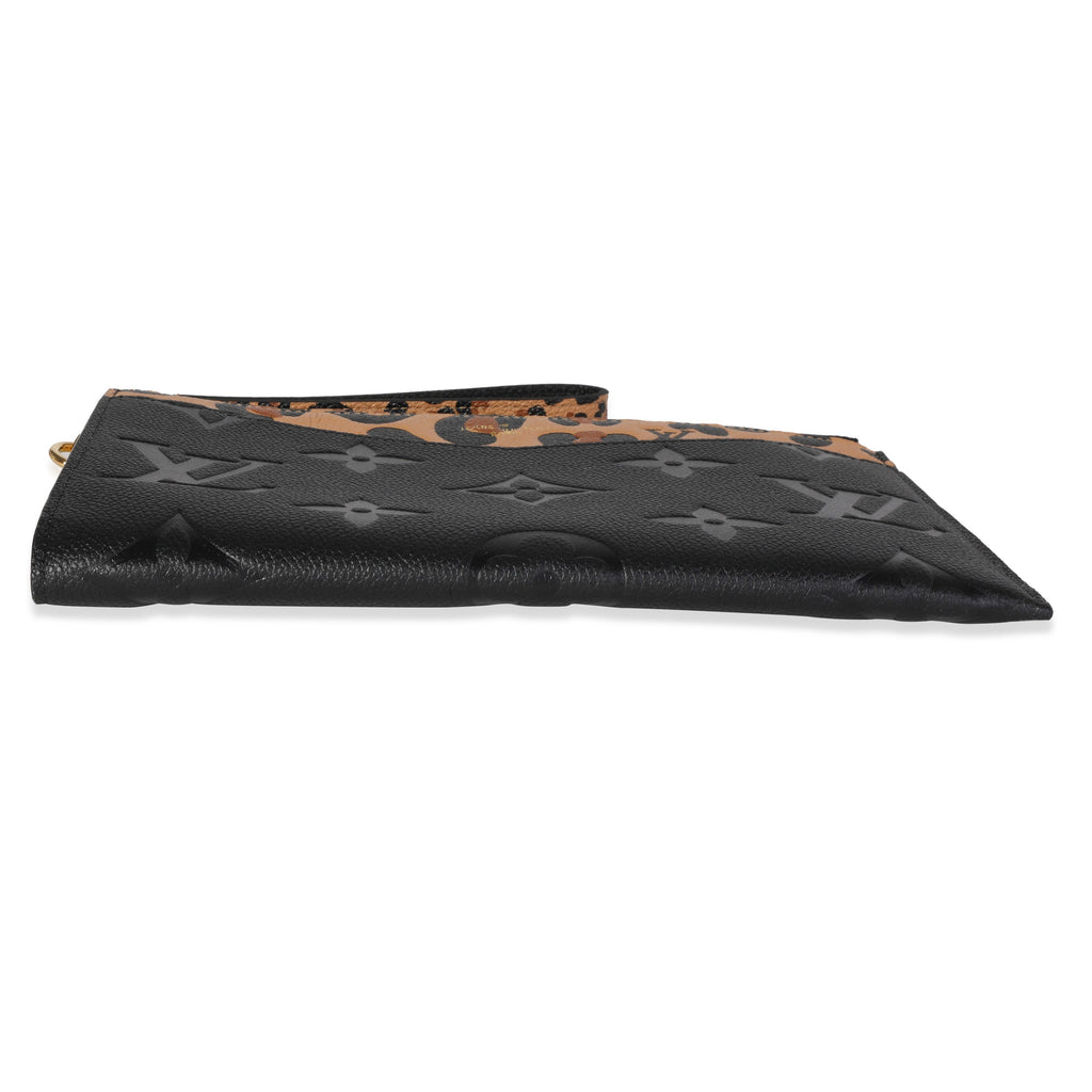 Louis Vuitton Louis Vuitton Black Monogram Empreinte Wild at Heart Melanie Pochette