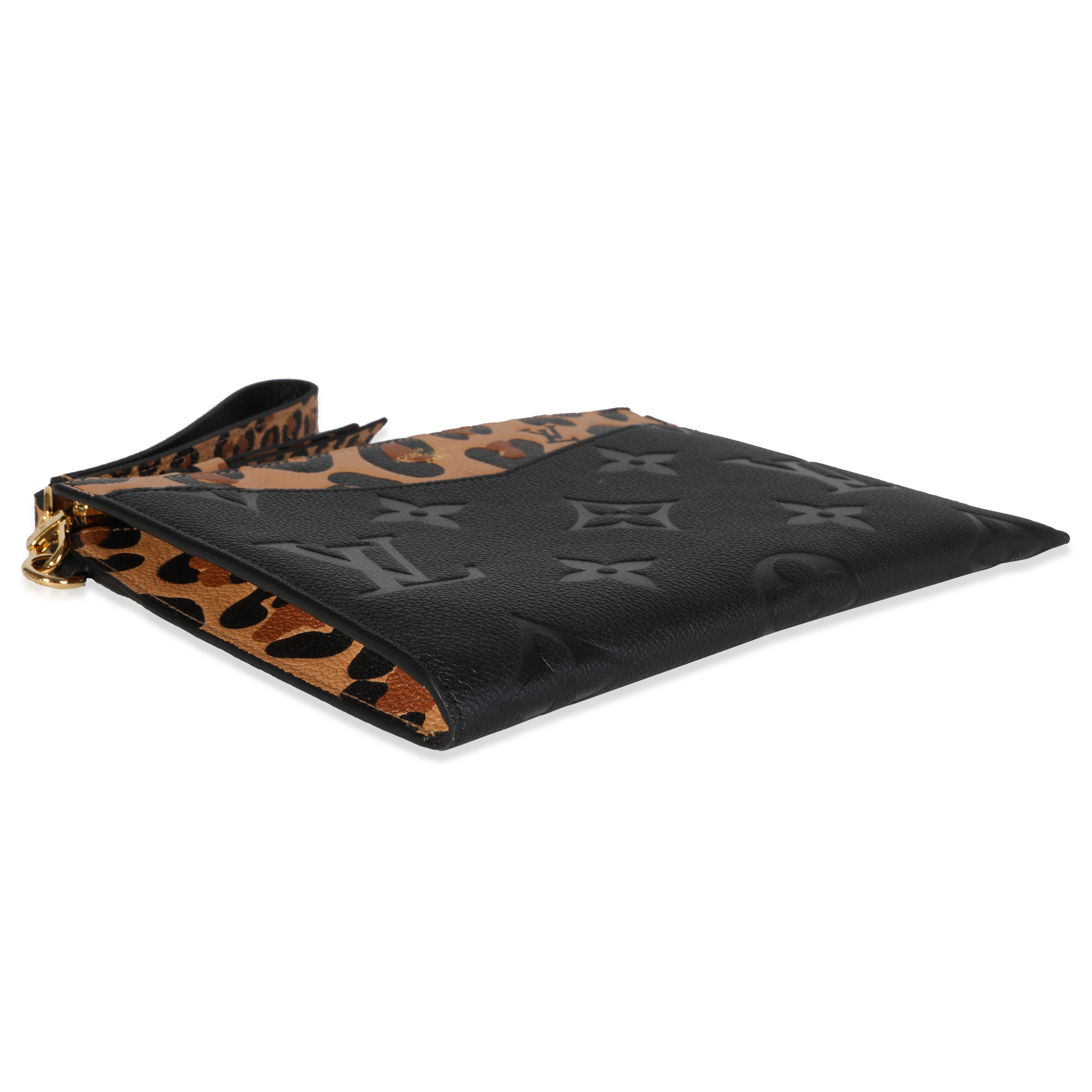 Louis Vuitton Louis Vuitton Black Monogram Empreinte Wild at Heart Melanie Pochette