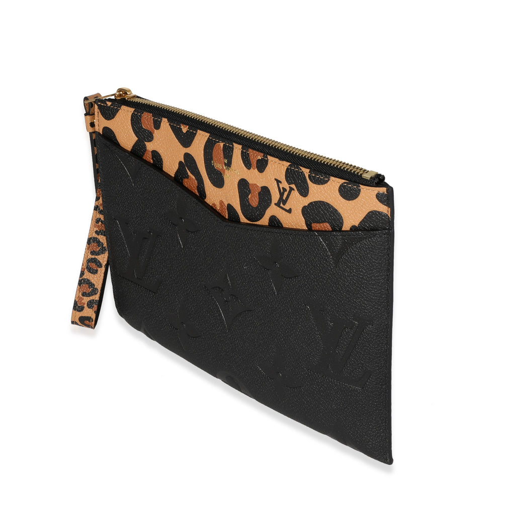 Louis Vuitton Louis Vuitton Black Monogram Empreinte Wild at Heart Melanie Pochette