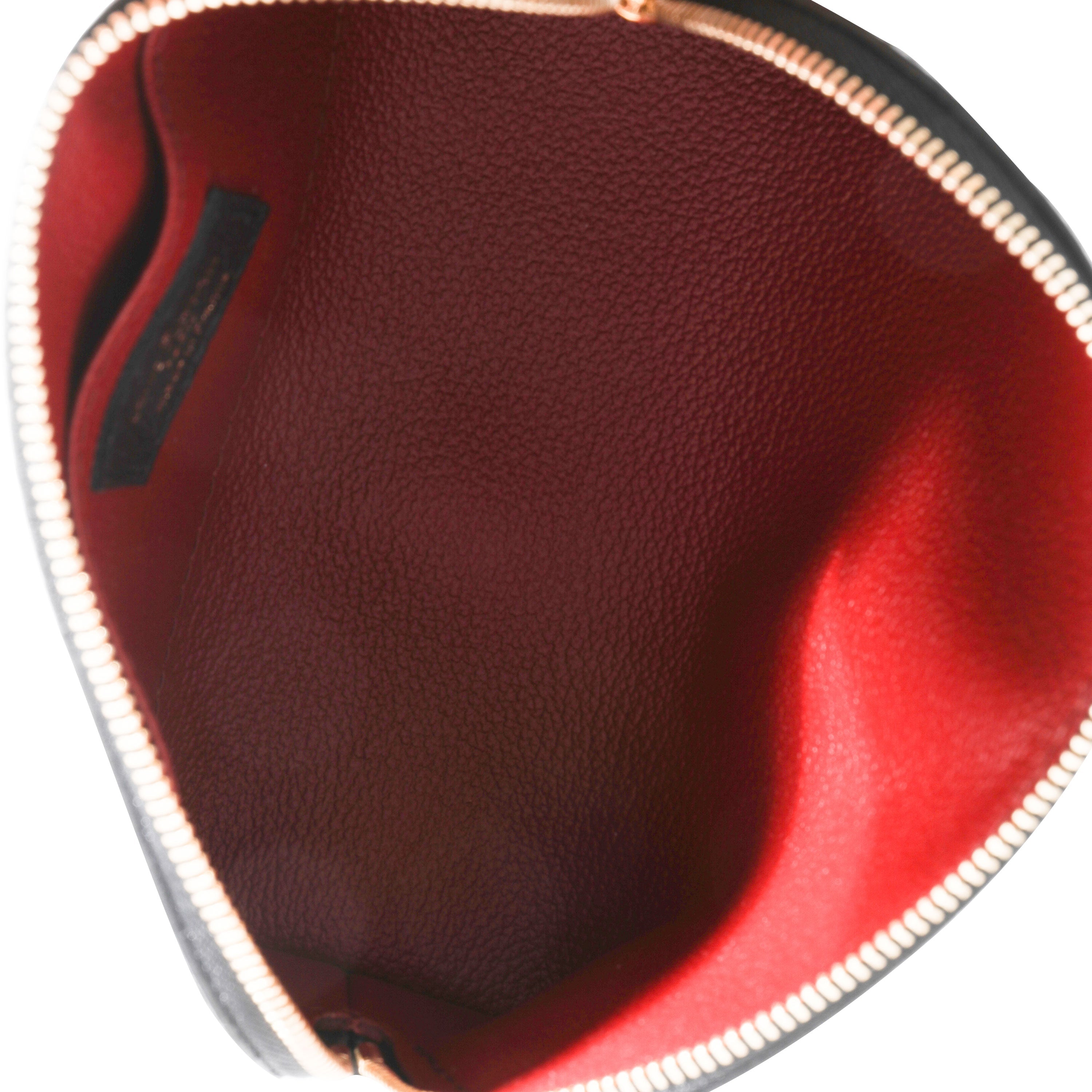 Louis Vuitton Louis Vuitton Black Monogram Empreinte Leather Cosmetic Pouch