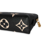 Louis Vuitton Louis Vuitton Black Monogram Empreinte Leather Cosmetic Pouch