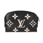 Louis Vuitton Louis Vuitton Black Monogram Empreinte Leather Cosmetic Pouch