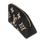 Louis Vuitton Louis Vuitton Black Monogram Empreinte Leather Cosmetic Pouch