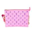 Louis Vuitton Louis Vuitton Pink & Purple Monogram Embossed Puffy Lambskin Coussin PM