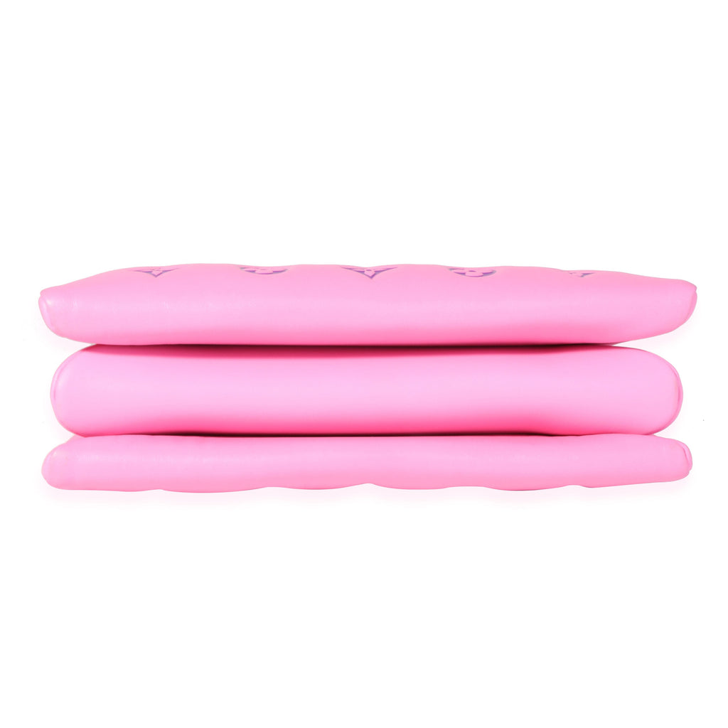 Louis Vuitton Louis Vuitton Pink & Purple Monogram Embossed Puffy Lambskin Coussin PM