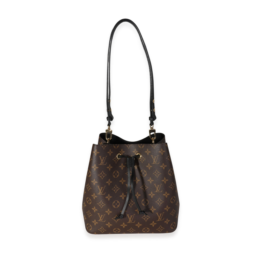 Louis Vuitton Louis Vuitton Monogram Canvas & Black Cowhide Néonoé MM