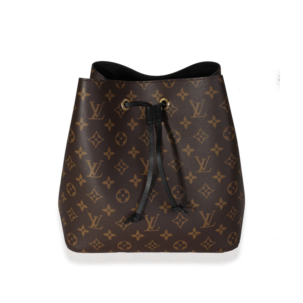 Louis Vuitton Louis Vuitton Monogram Canvas & Black Cowhide Néonoé MM