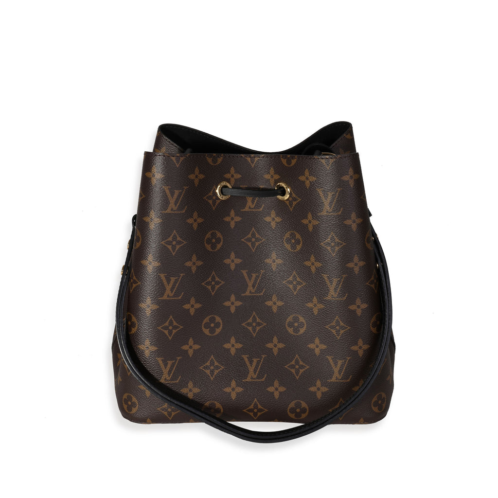 Louis Vuitton Louis Vuitton Monogram Canvas & Black Cowhide Néonoé MM