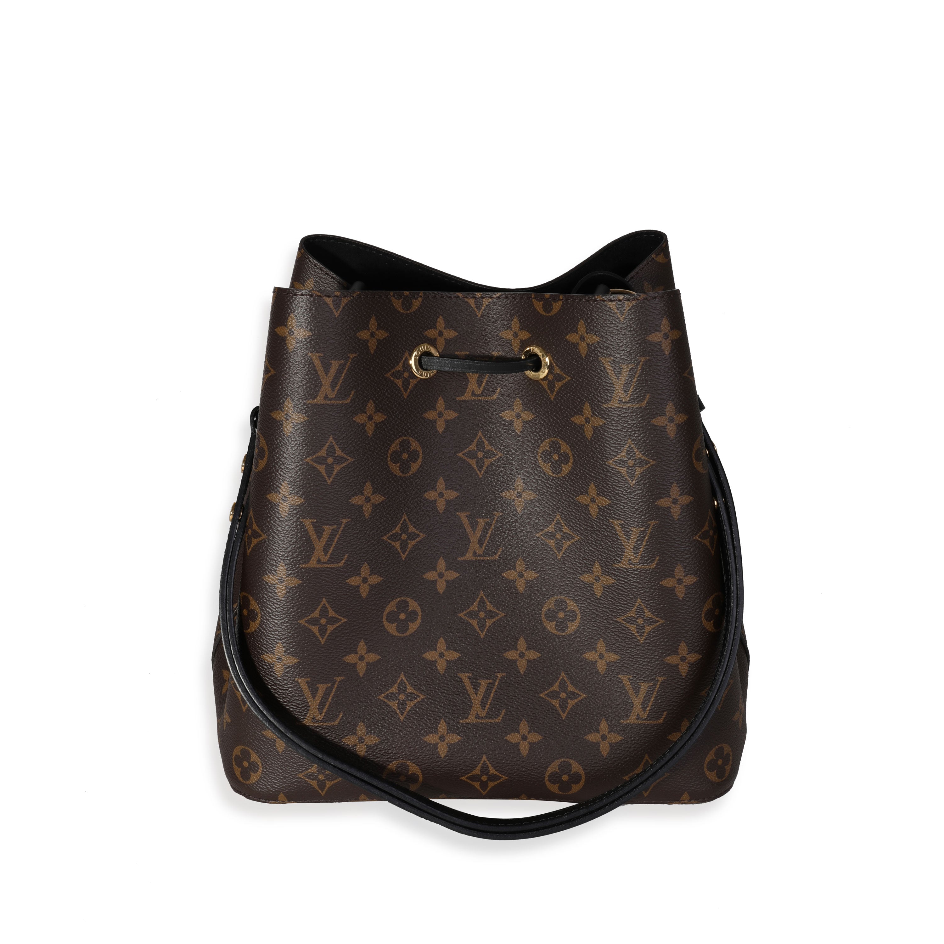 Louis Vuitton Louis Vuitton Monogram Canvas & Black Cowhide Néonoé MM