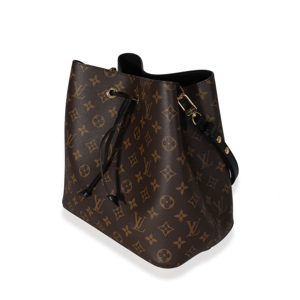 Louis Vuitton Louis Vuitton Monogram Canvas & Black Cowhide Néonoé MM