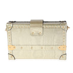 Louis Vuitton Gold Grain de Bois Petite Malle