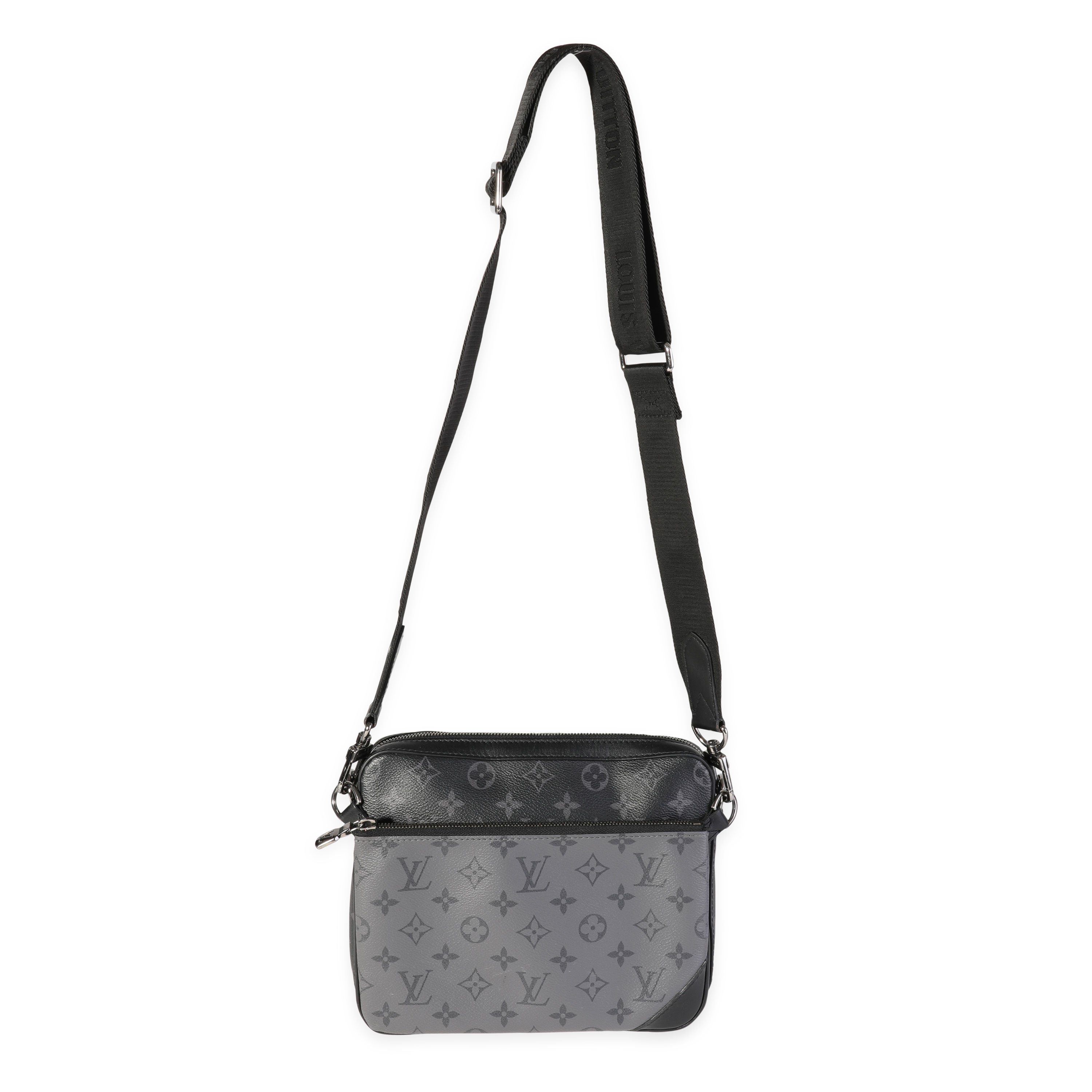 Louis Vuitton Louis Vuitton Monogram Eclipse Trio Messenger