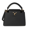 Louis Vuitton Black Taurillon Leather Capucines BB