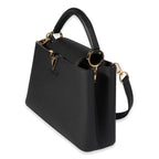 Louis Vuitton Black Taurillon Leather Capucines BB