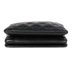 Louis Vuitton Louis Vuitton Black Monogram Embossed Lambskin Pochette Coussin