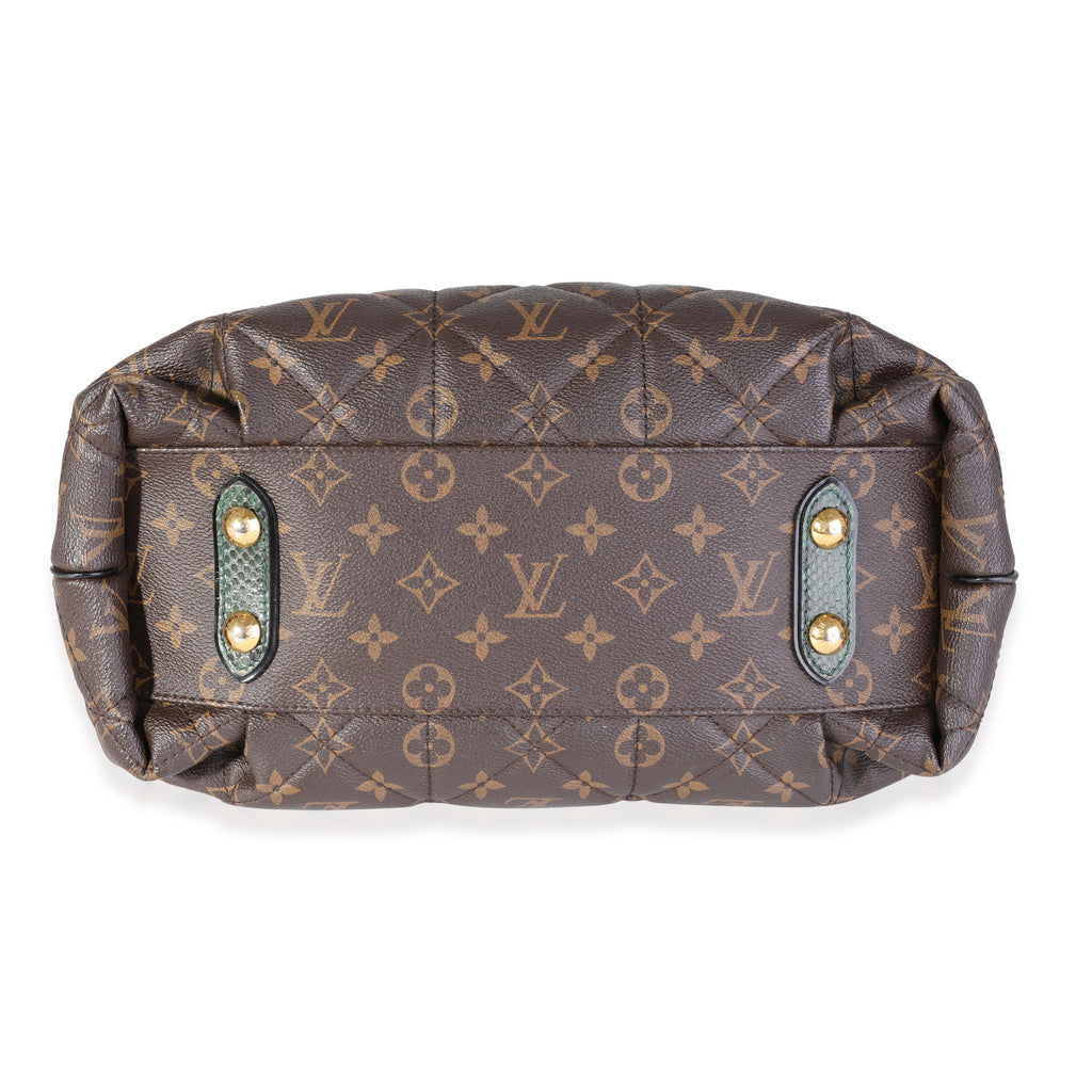 Louis Vuitton Louis Vuitton Monogram Canvas & Python Etoile Exotique Bag