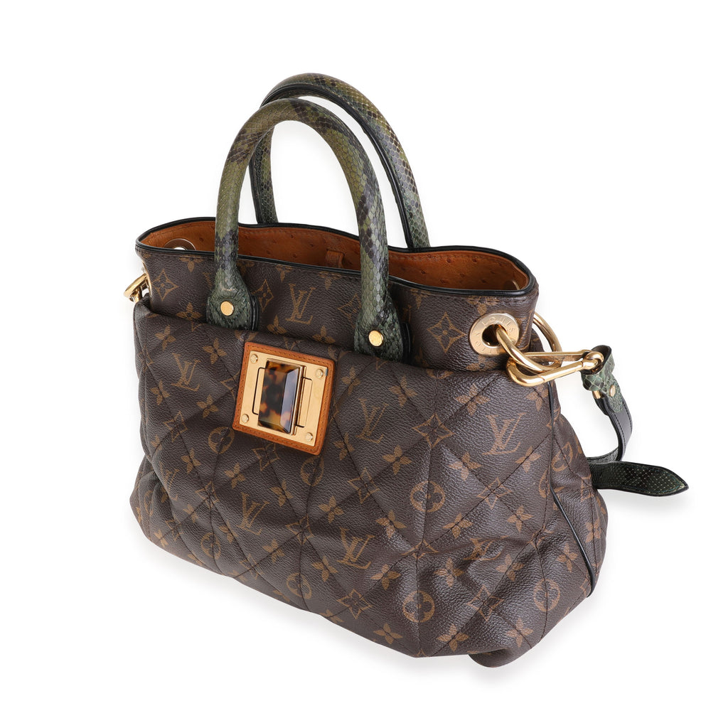 Louis Vuitton Louis Vuitton Monogram Canvas & Python Etoile Exotique Bag