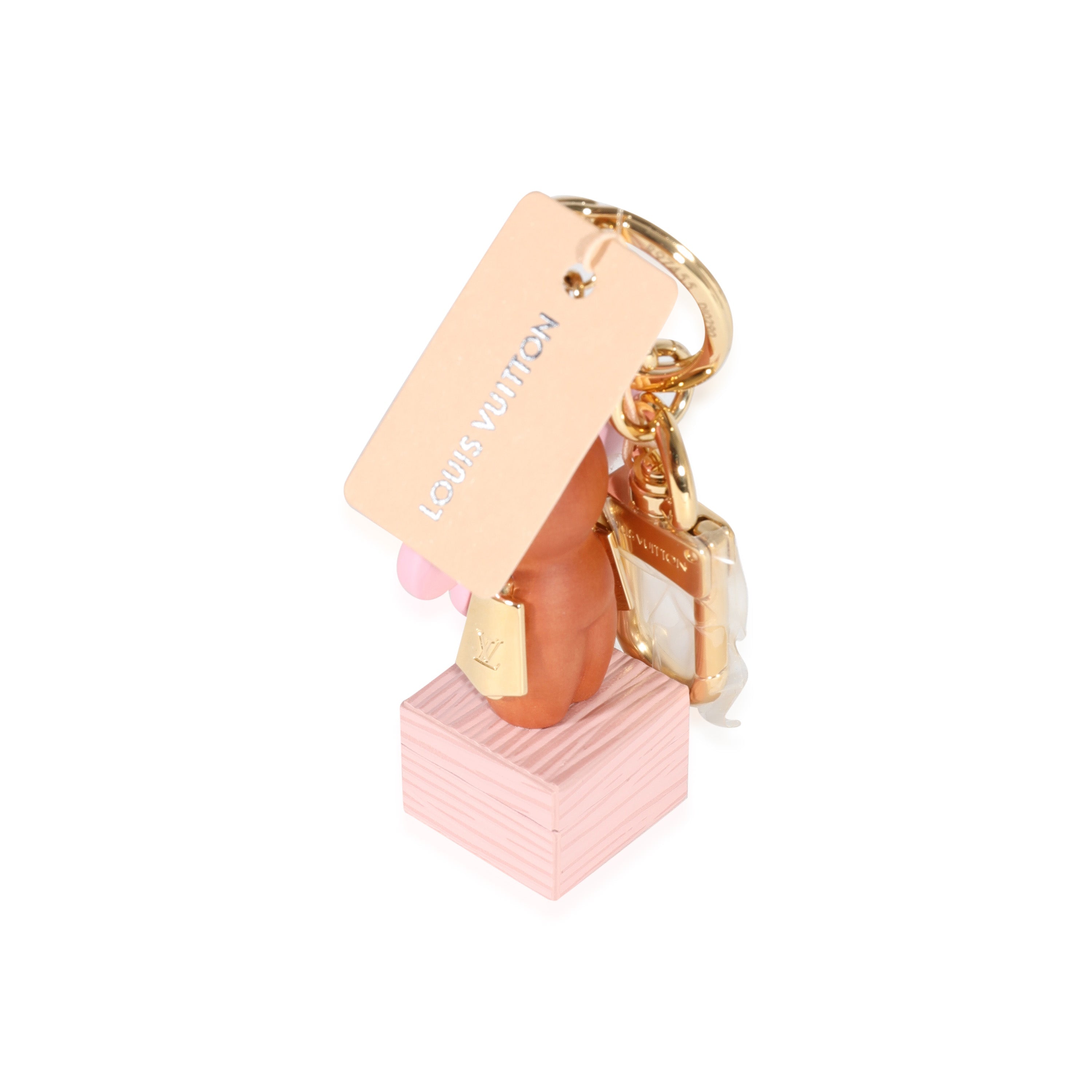 Louis Vuitton Louis Vuitton Vivienne Wood & Resin Trunk Bag Charm Key Holder