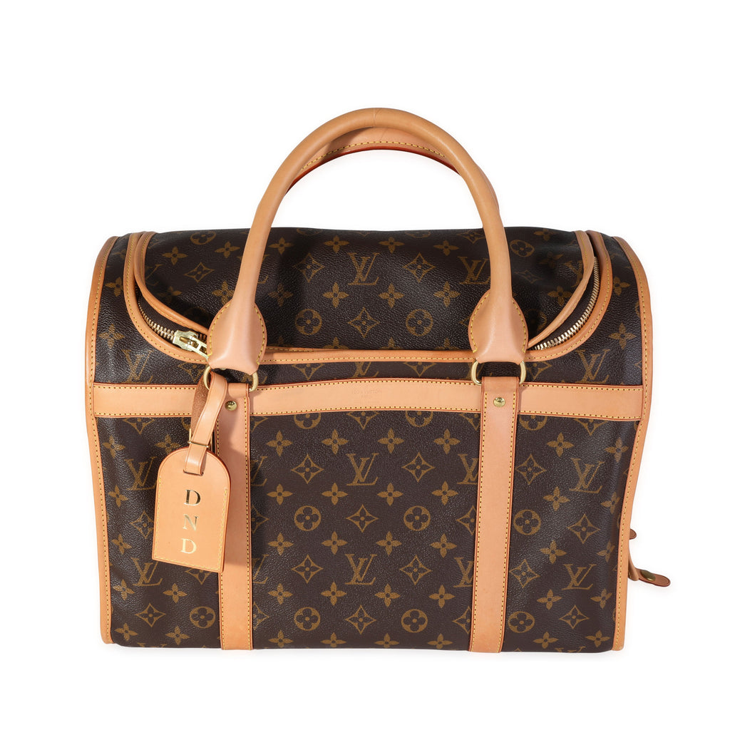 Louis Vuitton Louis Vuitton Monogram Canvas Dog Carrier 40
