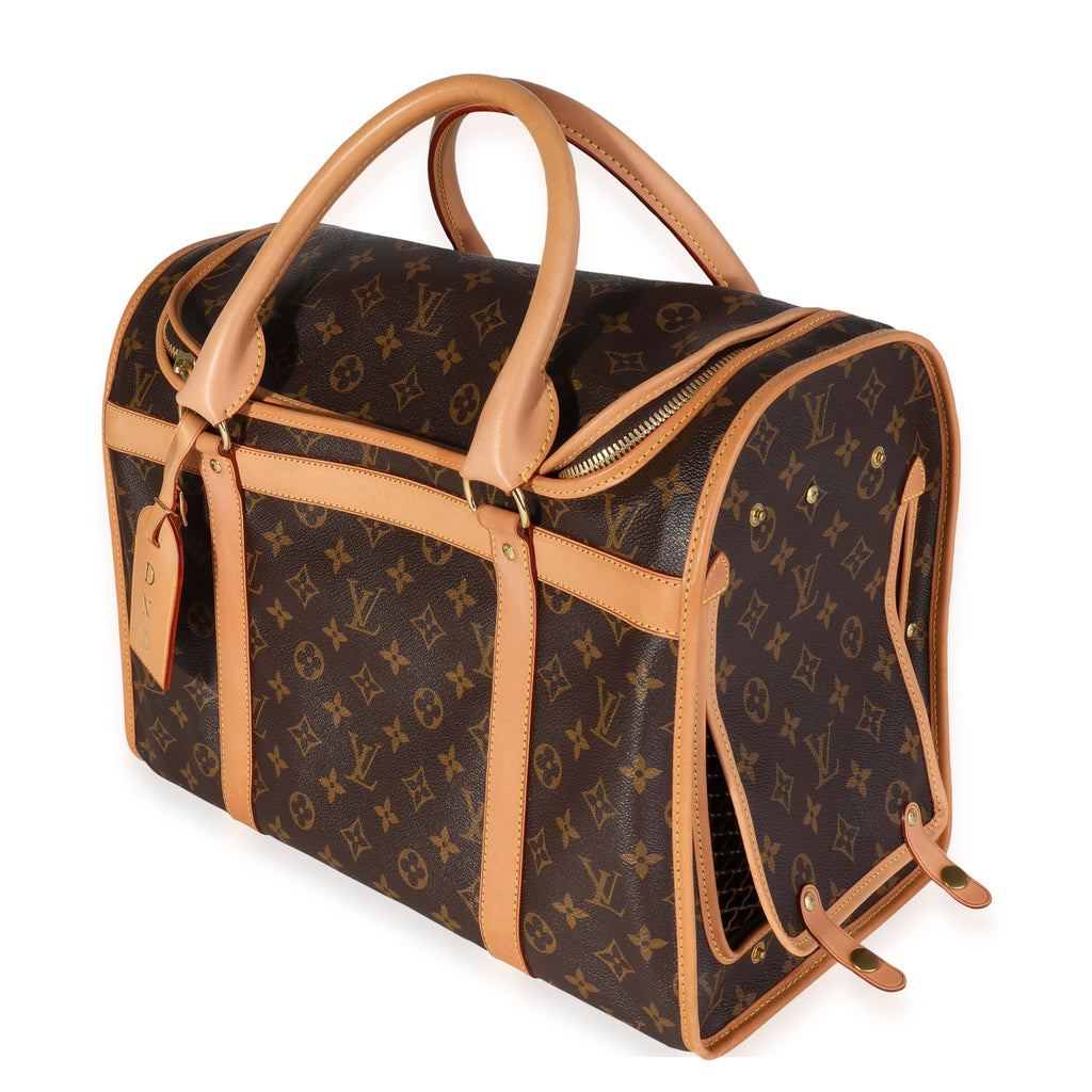 Louis Vuitton Louis Vuitton Monogram Canvas Dog Carrier 40