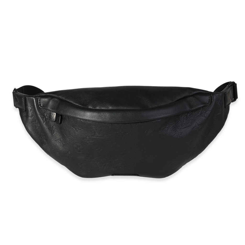 Louis Vuitton Louis Vuitton Black Embossed Monogram Shadow Discovery Bumbag