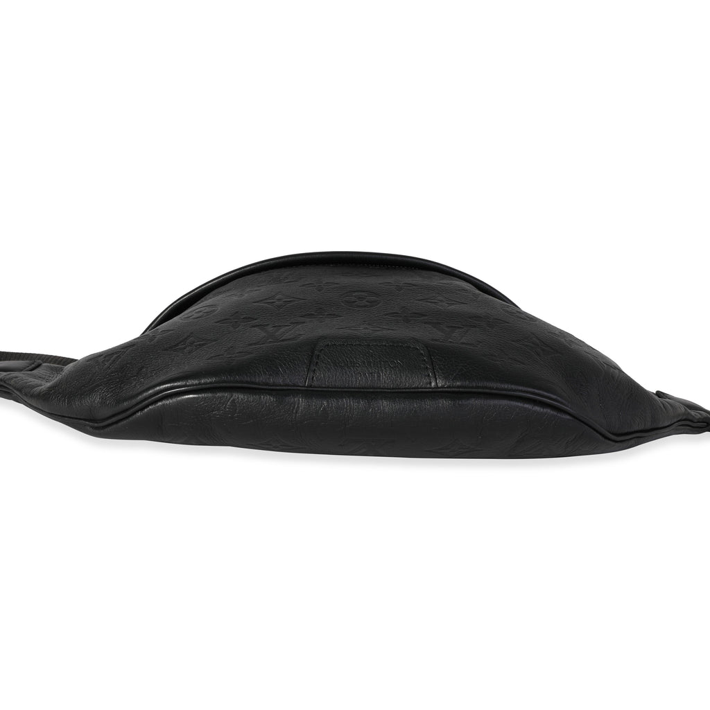 Louis Vuitton Louis Vuitton Black Embossed Monogram Shadow Discovery Bumbag