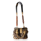 Louis Vuitton Louis Vuitton Limited Edition Monogram Canvas, Karung, & Leopard Pony Hair Adele