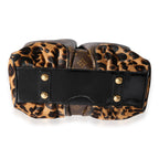 Louis Vuitton Louis Vuitton Limited Edition Monogram Canvas, Karung, & Leopard Pony Hair Adele