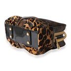 Louis Vuitton Louis Vuitton Limited Edition Monogram Canvas, Karung, & Leopard Pony Hair Adele