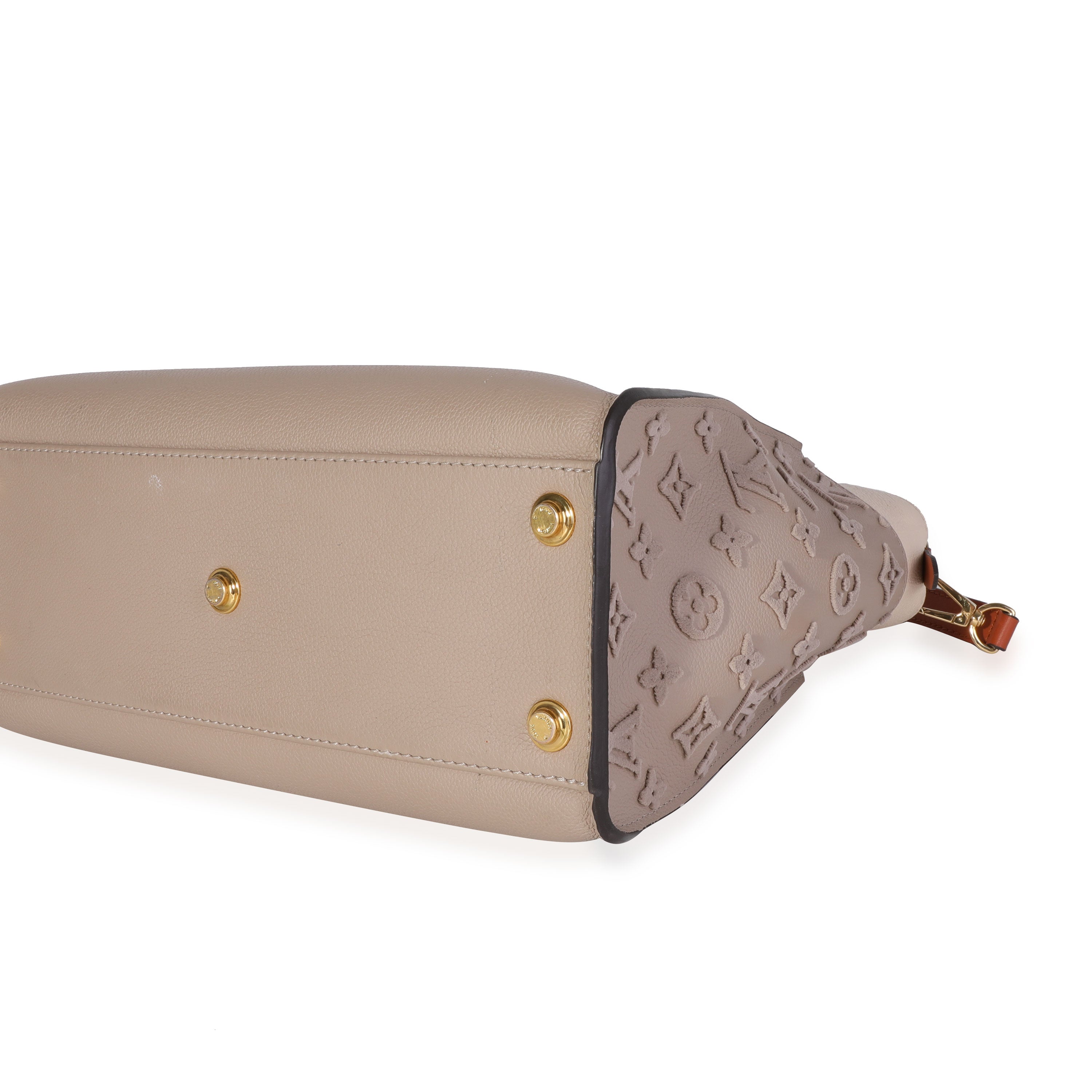 Louis Vuitton Louis Vuitton Galet Calfskin & Tufted Monogram On My Side MM Tote