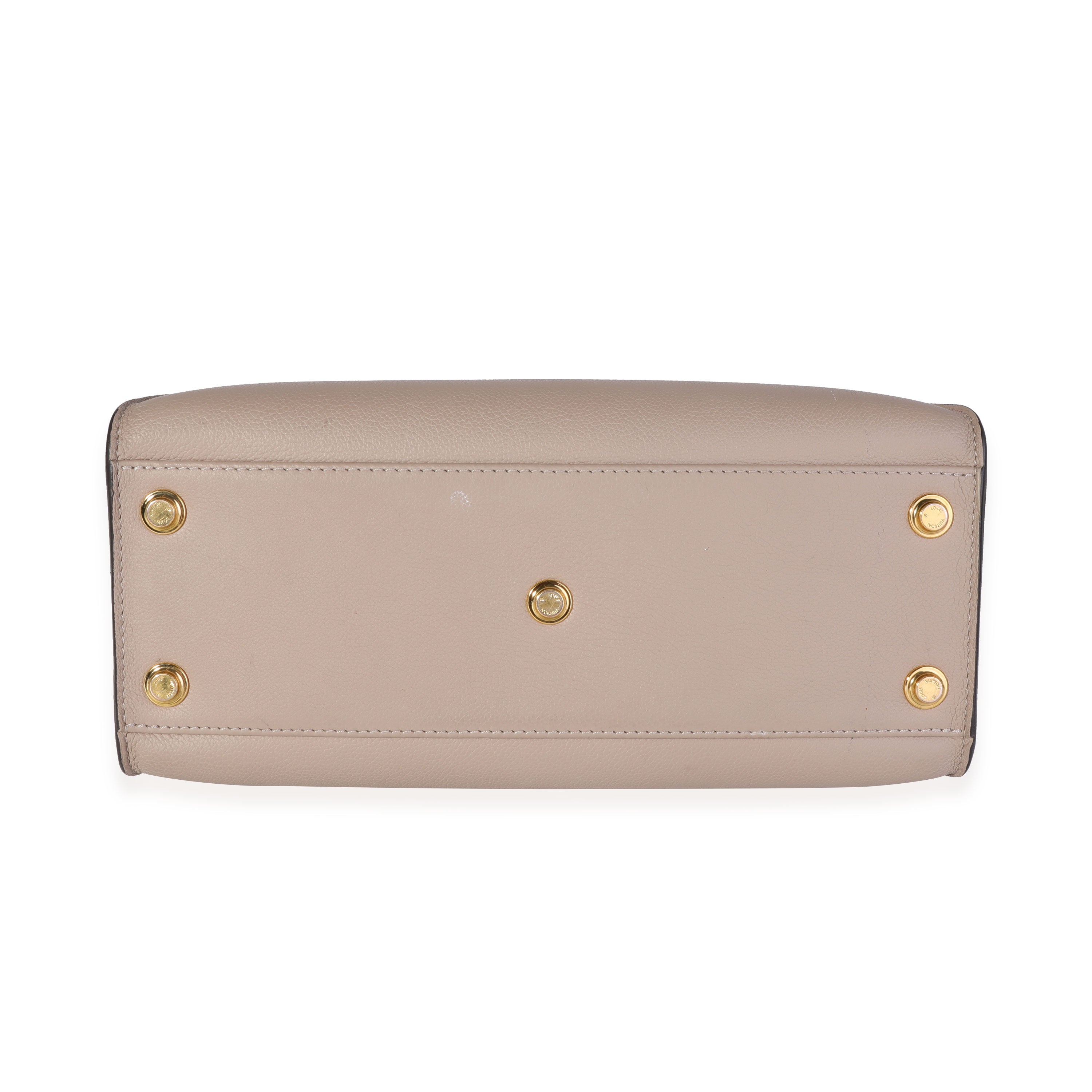 Louis Vuitton Louis Vuitton Galet Calfskin & Tufted Monogram On My Side MM Tote