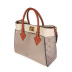 Louis Vuitton Louis Vuitton Galet Calfskin & Tufted Monogram On My Side MM Tote