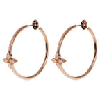 Louis Vuitton Idylle Blossom Hoop Earrings in 18k Rose Gold 0.61 CTW