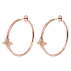 Louis Vuitton Idylle Blossom Hoop Earrings in 18k Rose Gold 0.61 CTW