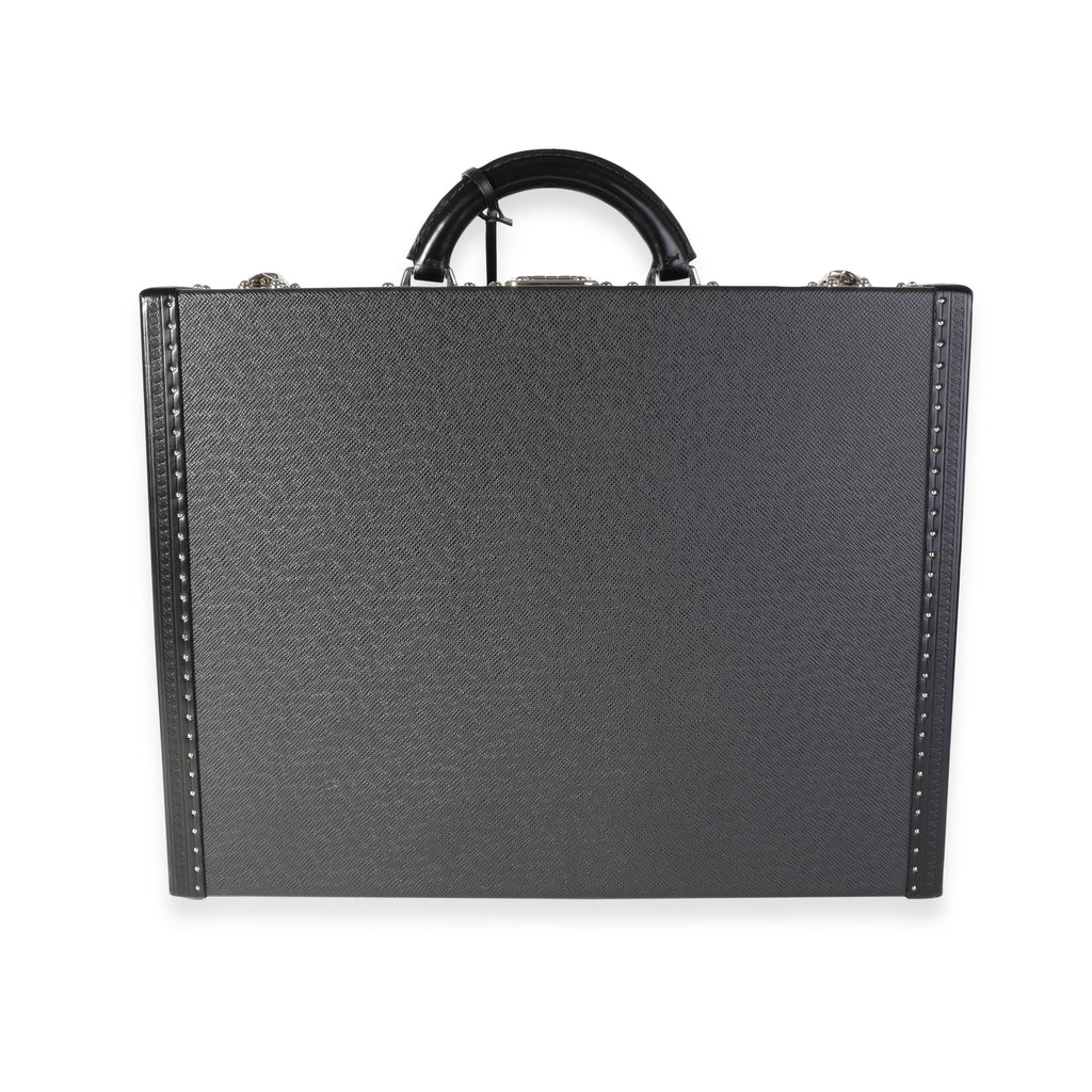 Louis Vuitton Louis Vuitton Black Taiga Leather President Briefcase