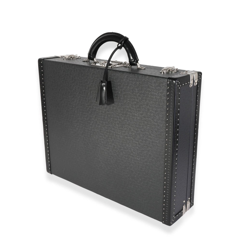 Louis Vuitton Louis Vuitton Black Taiga Leather President Briefcase