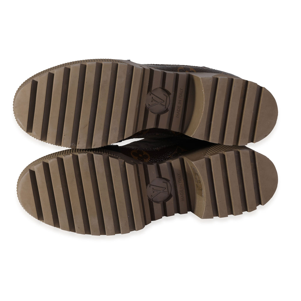 Louis Vuitton Louis Vuitton -  Louis Vuitton Wmns Laureate Platform Desert Boot Beige Monogra