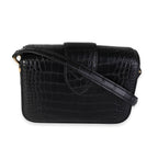 Louis Vuitton Black Matte Alligator Pont 9 Bag